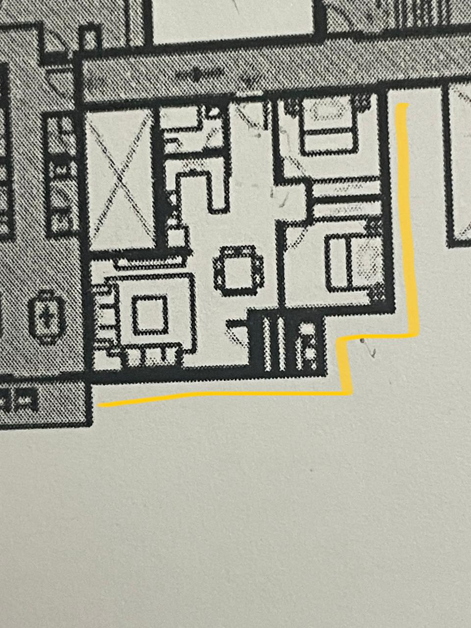 Floor plan for apartment at HAPTown