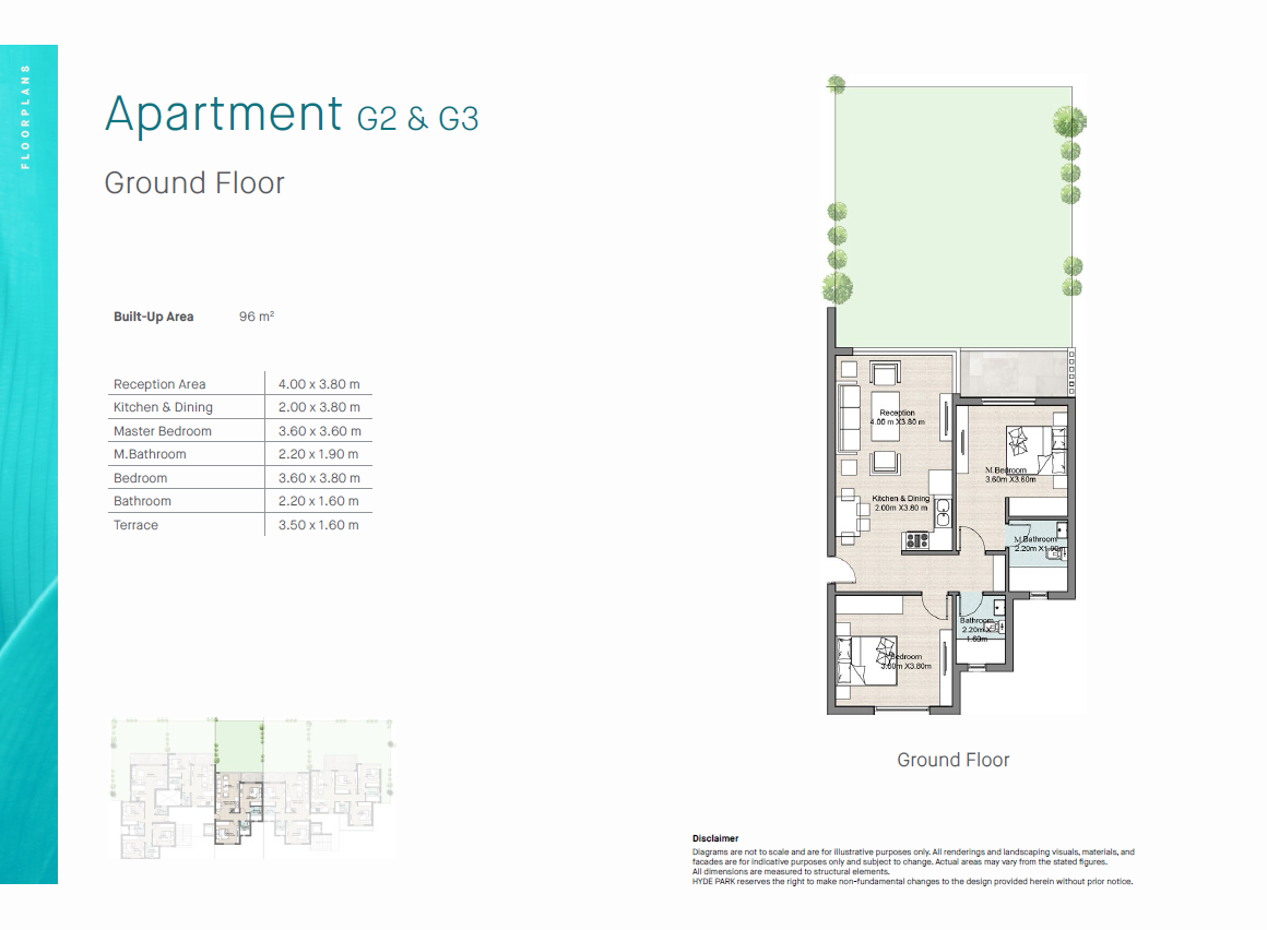 Floor plan for chalet at Hyde Park North - Seashore