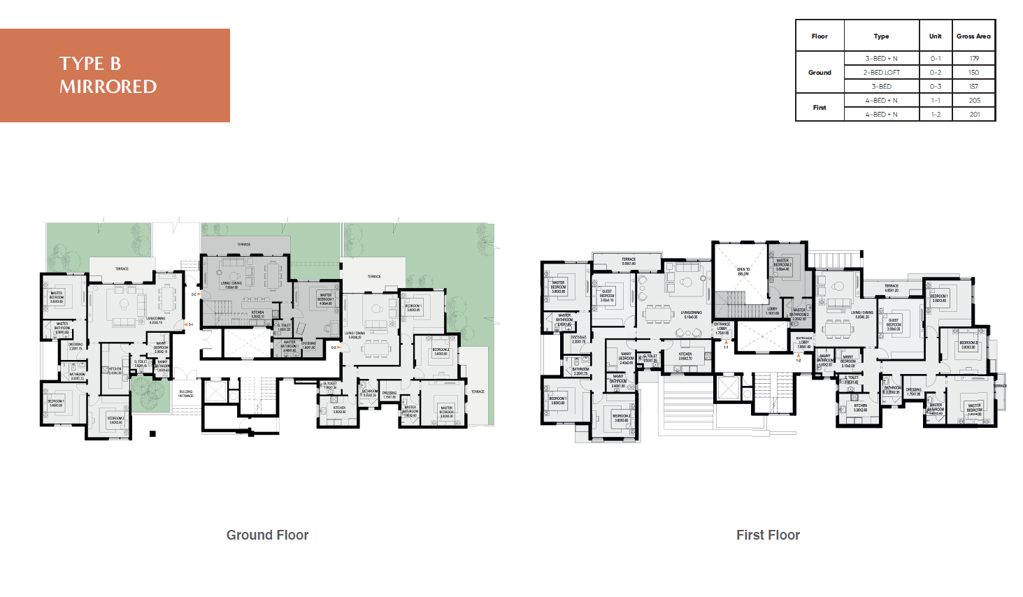 Floor plan for apartment at O West Orascom