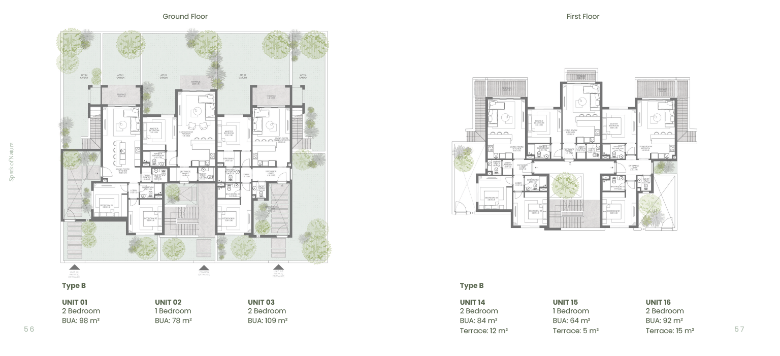 Floor plan for apartment at Makadi Heights