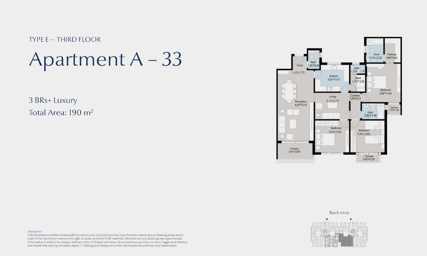 Floor plan for apartment at Bluetree