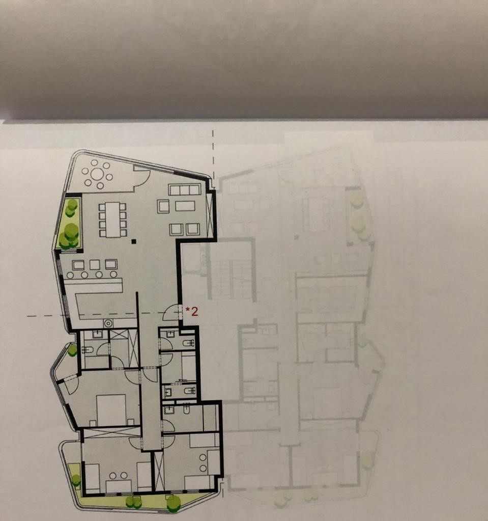 Floor plan for apartment at Badya