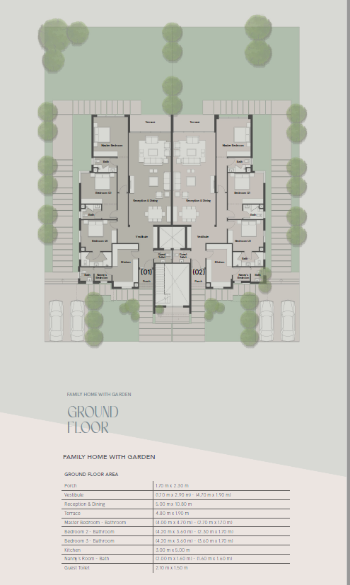 Floor plan for apartment at The Crown