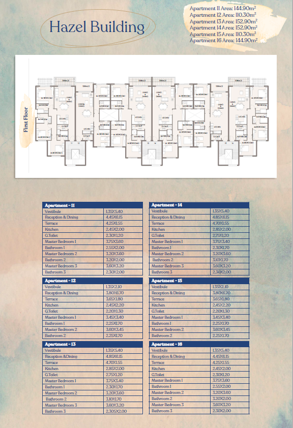 Floor plan for chalet at Hacienda West