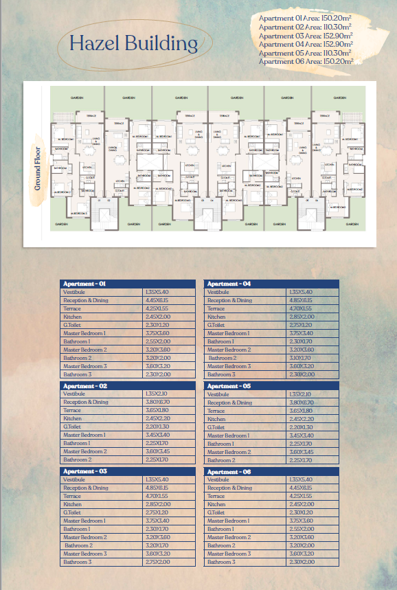 Floor plan for chalet at Hacienda West