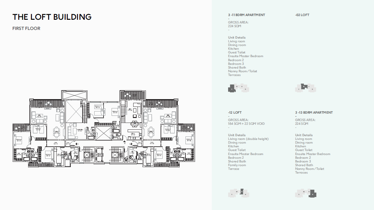 Floor plan for duplex at DISTRICT 5