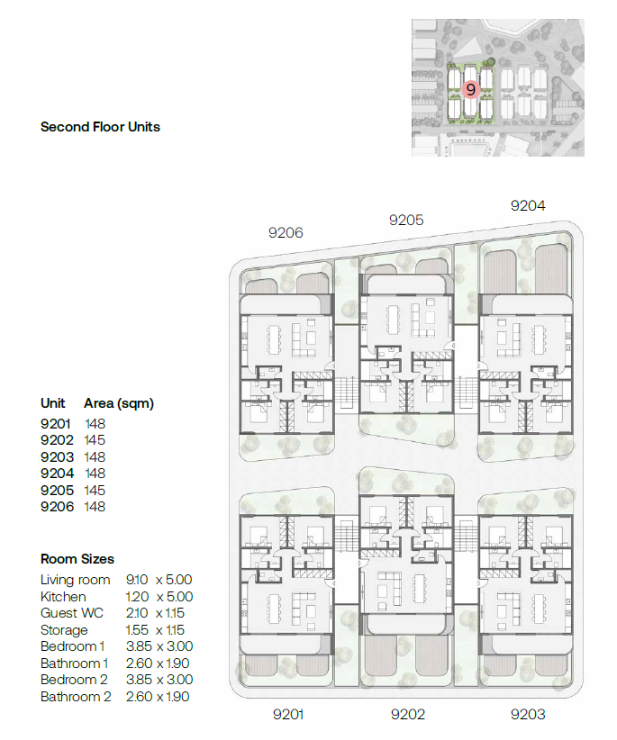 Floor plan for chalet at Azha