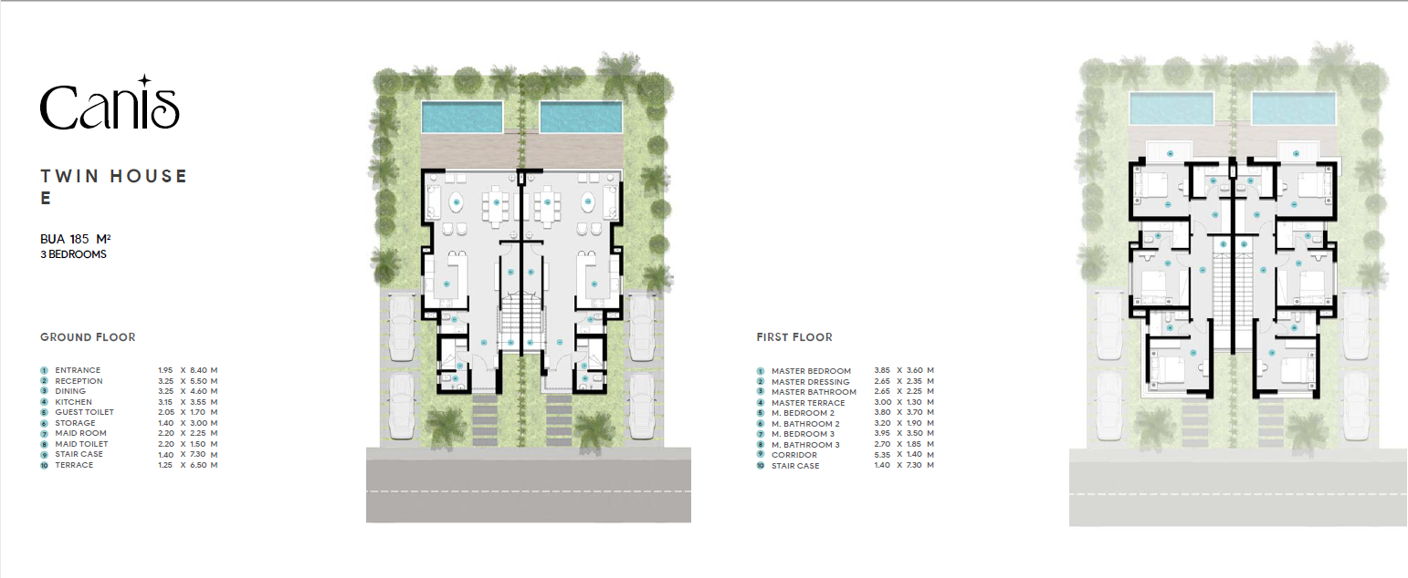 Floor plan for  at Azha North Coast