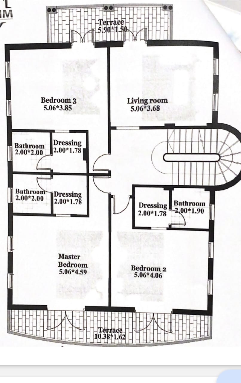 Floor plan for villa at Maxim Country Clubhouse