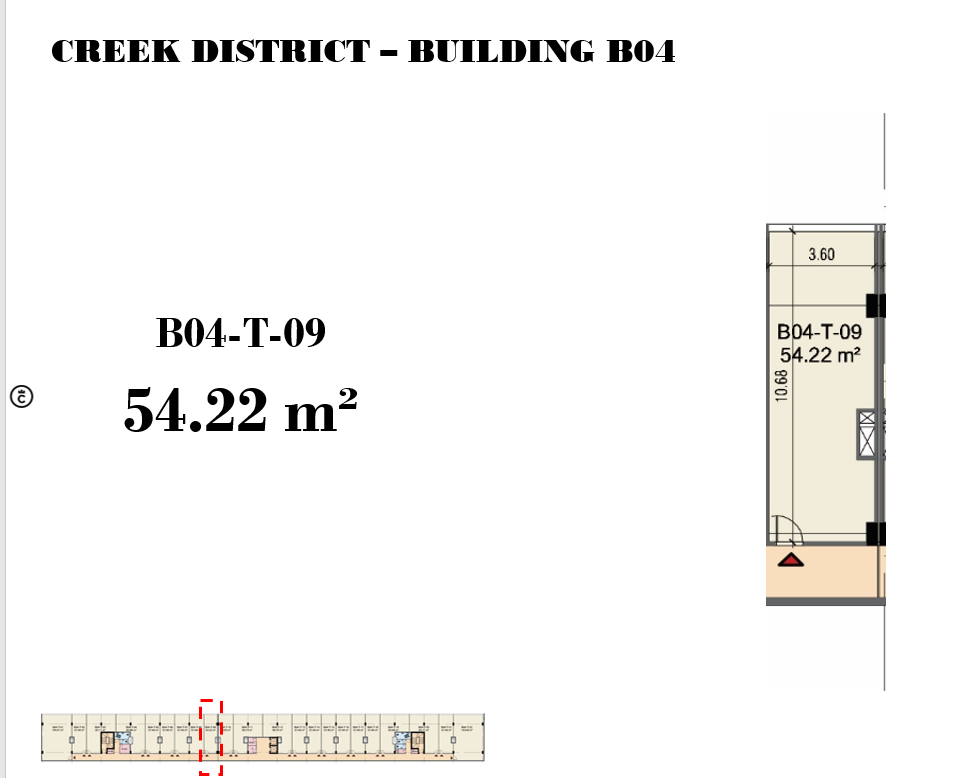 Floor plan for  at Creek District