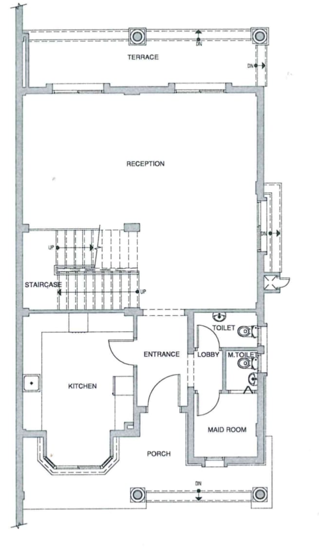 Floor plan for villa at Mountain View 1.1