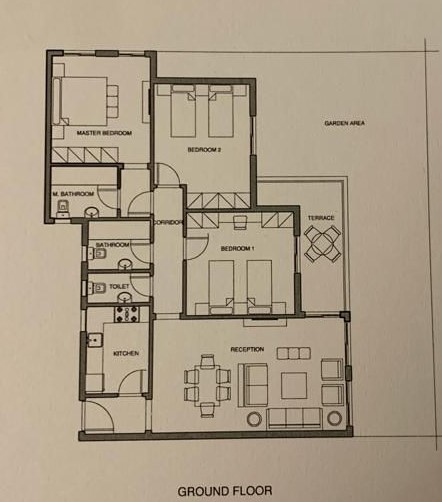 Floor plan for apartment at Mountain View iCity October