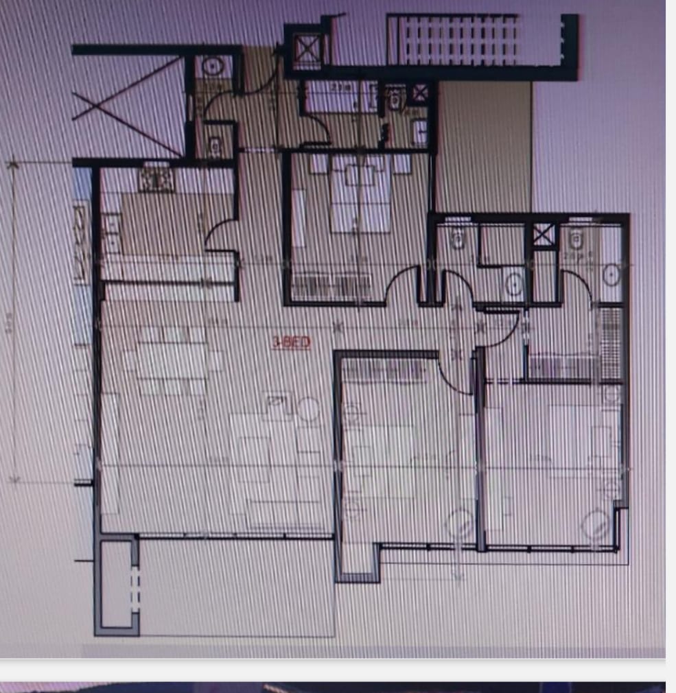 Floor plan for apartment at The View Waterway