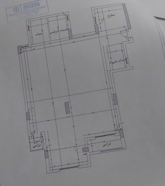 Floor plan for apartment at Capital Heights 1