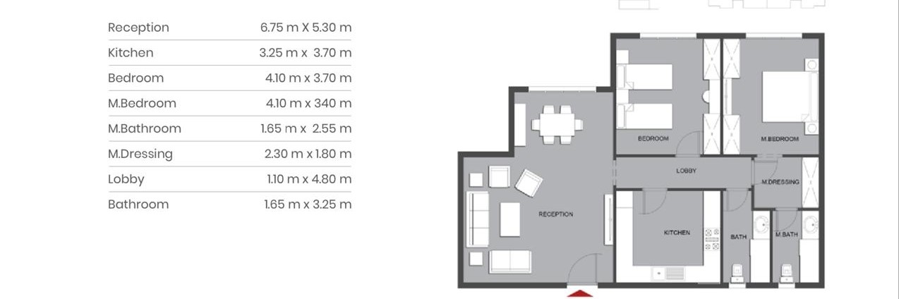 Floor plan for apartment at Lagoon Beach Park Mountain View I-City October