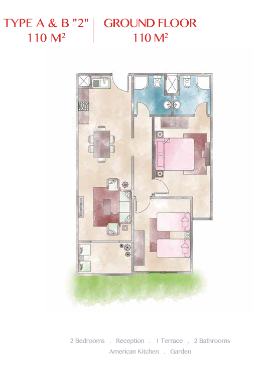 Floor plan for apartment at Lasirena Palm Beach