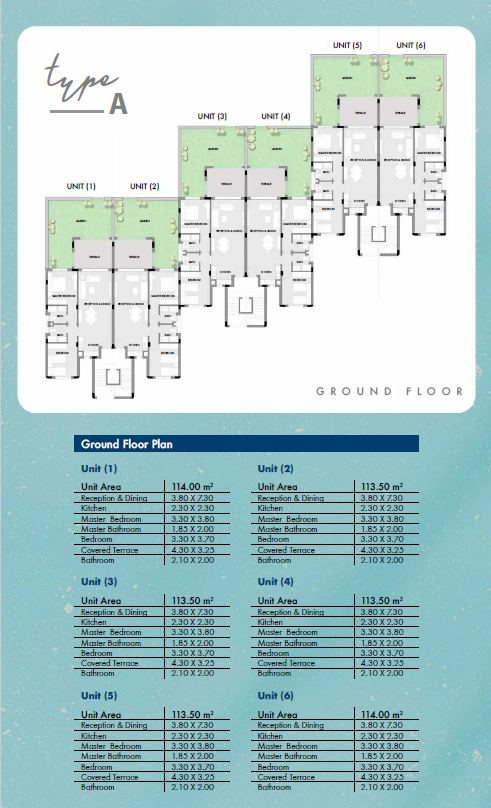 Floor plan for chalet at Hacienda West