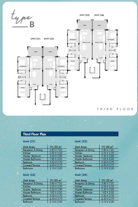Floor plan for chalet at Hacienda West