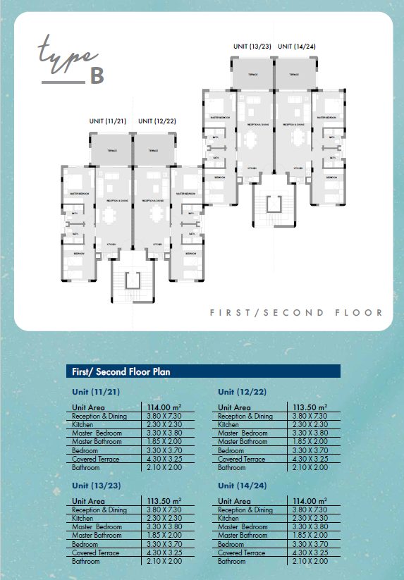 Floor plan for chalet at Hacienda West
