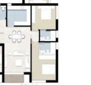 Floor plan for apartment at ZED East