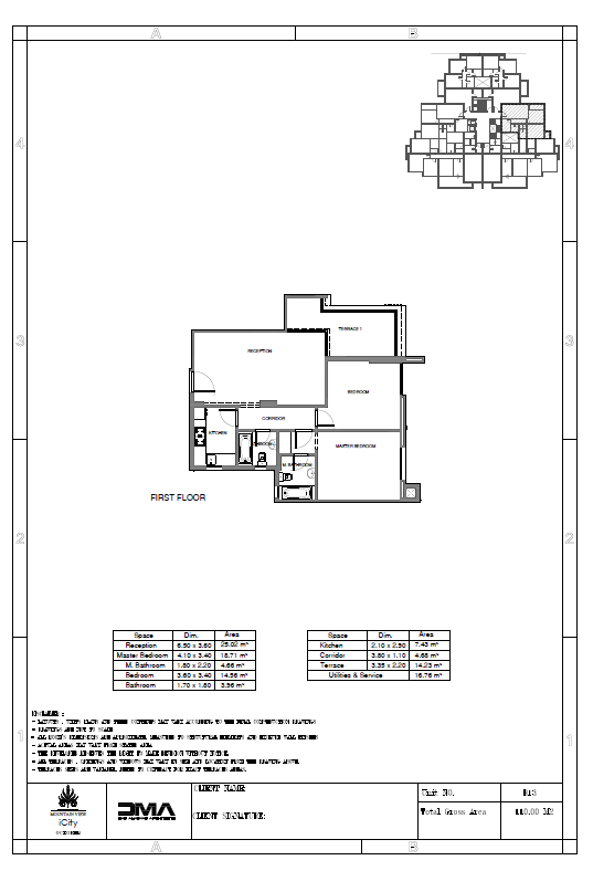 Floor plan for apartment at Mountain View iCity October