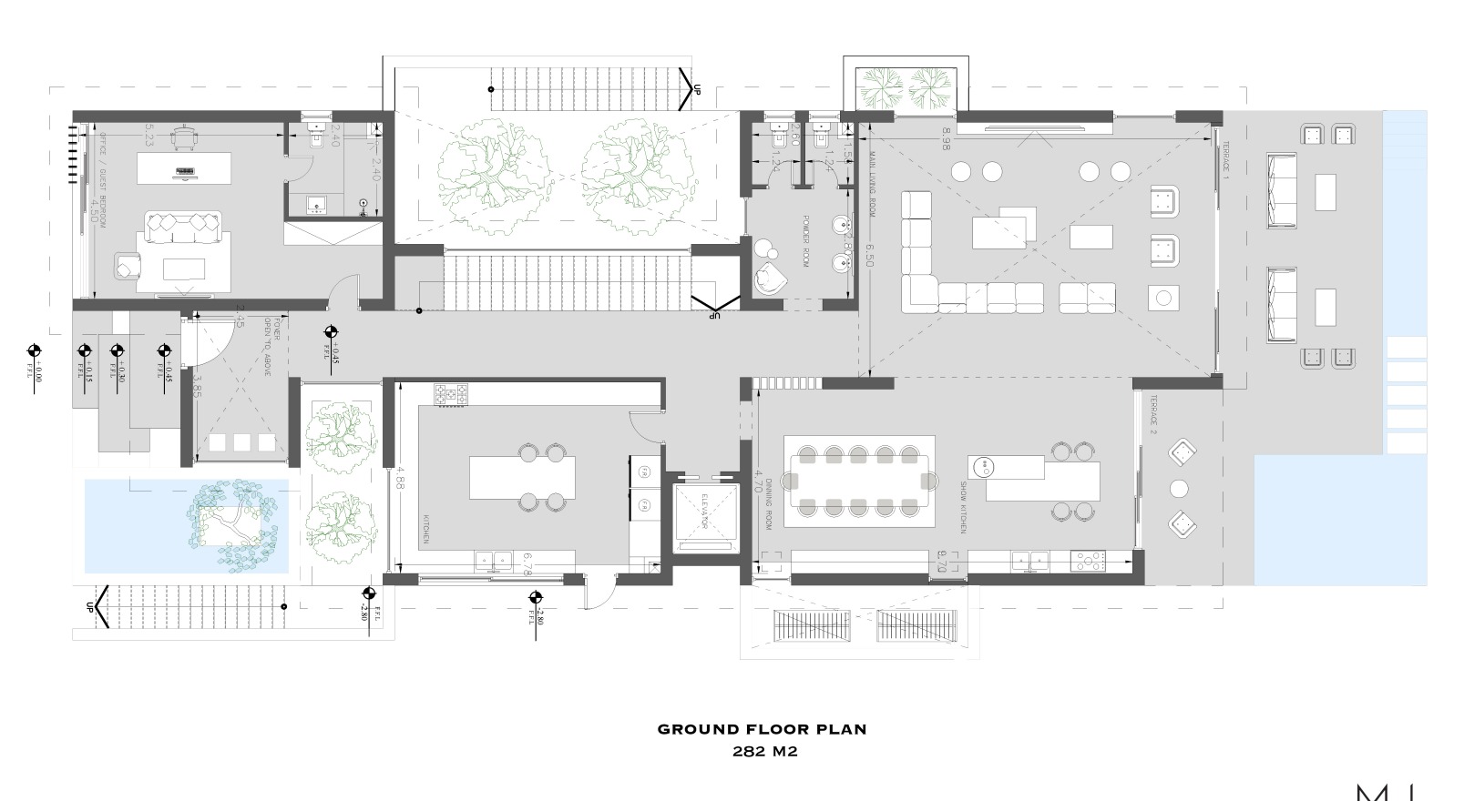 Floor plan for villa at New Giza