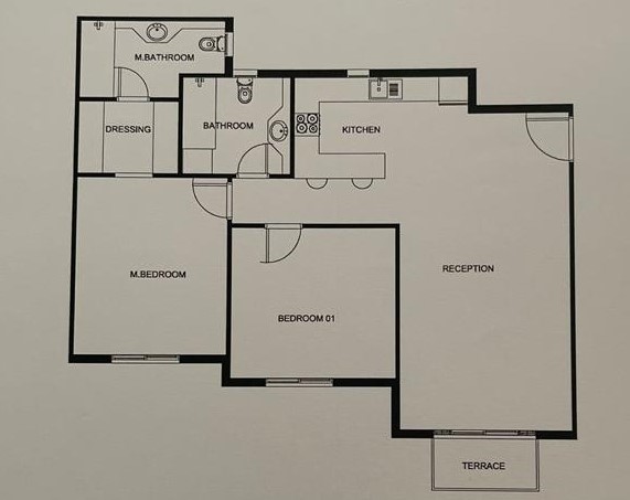 Floor plan for apartment at Mountain View iCity October