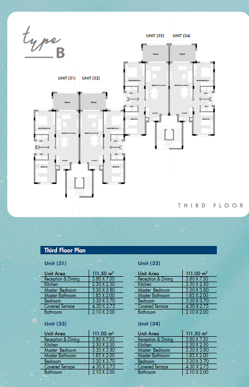 Floor plan for chalet at Hacienda West