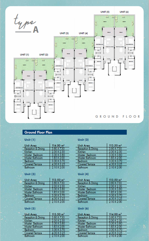 Floor plan for chalet at Hacienda West