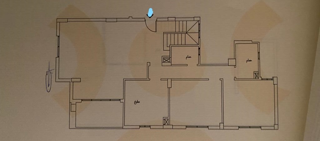 Floor plan for penthouse at The Square