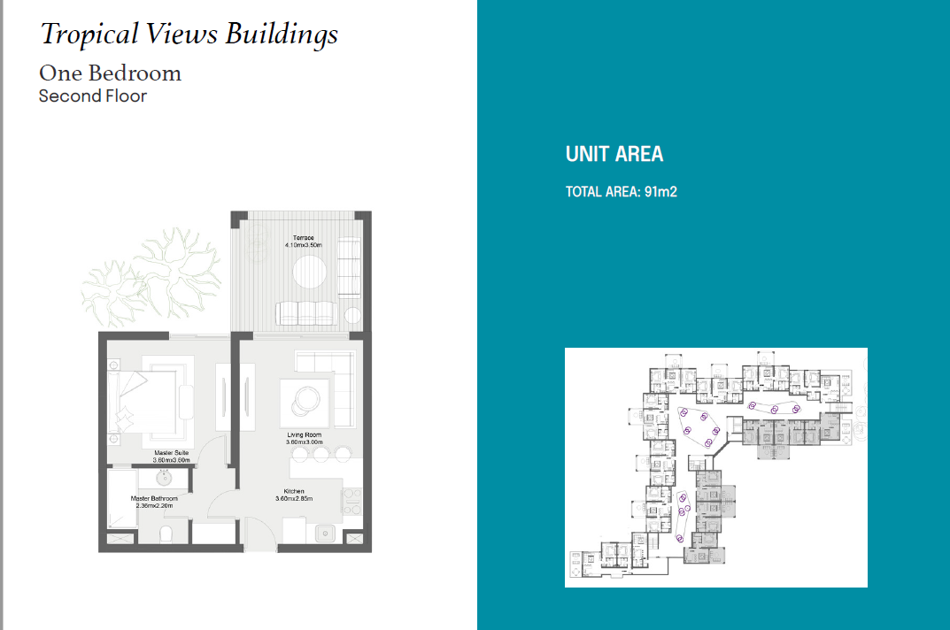 Floor plan for apartment at Zoya Ghazala Bay