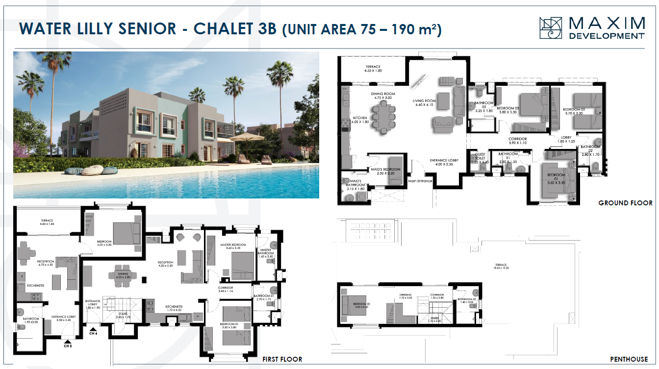 Floor plan for chalet at Bo Island