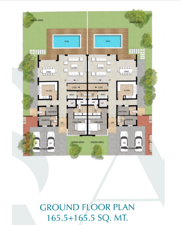 Floor plan for  at Saada