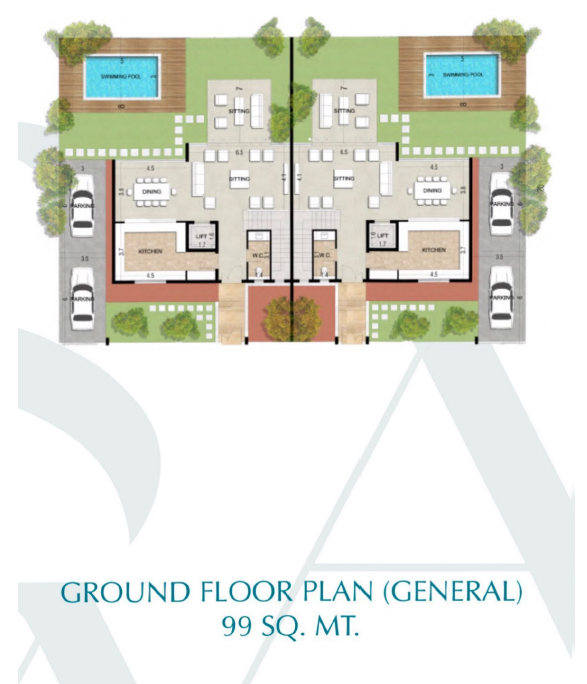 Floor plan for  at Saada