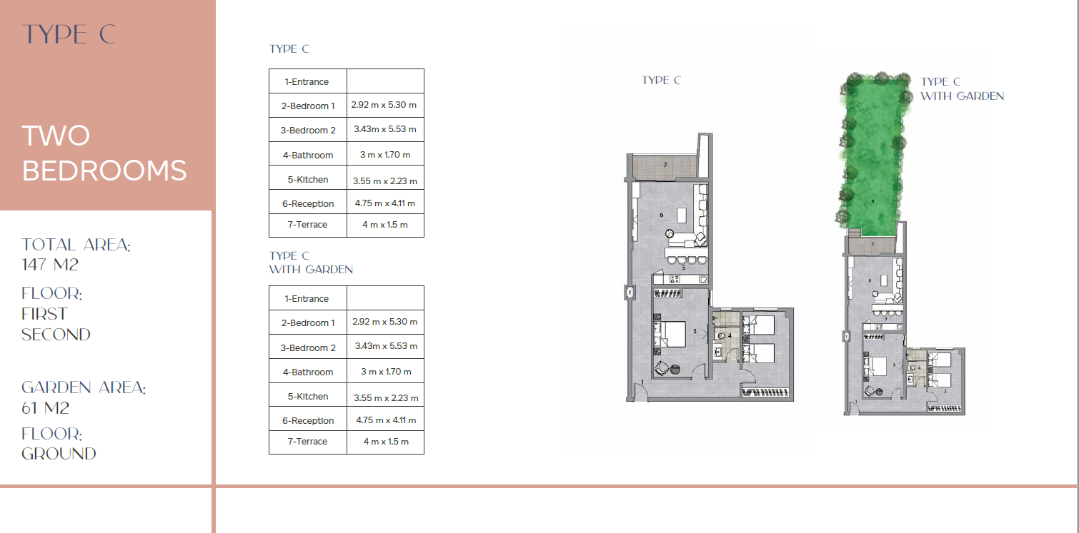 Floor plan for apartment at Alura