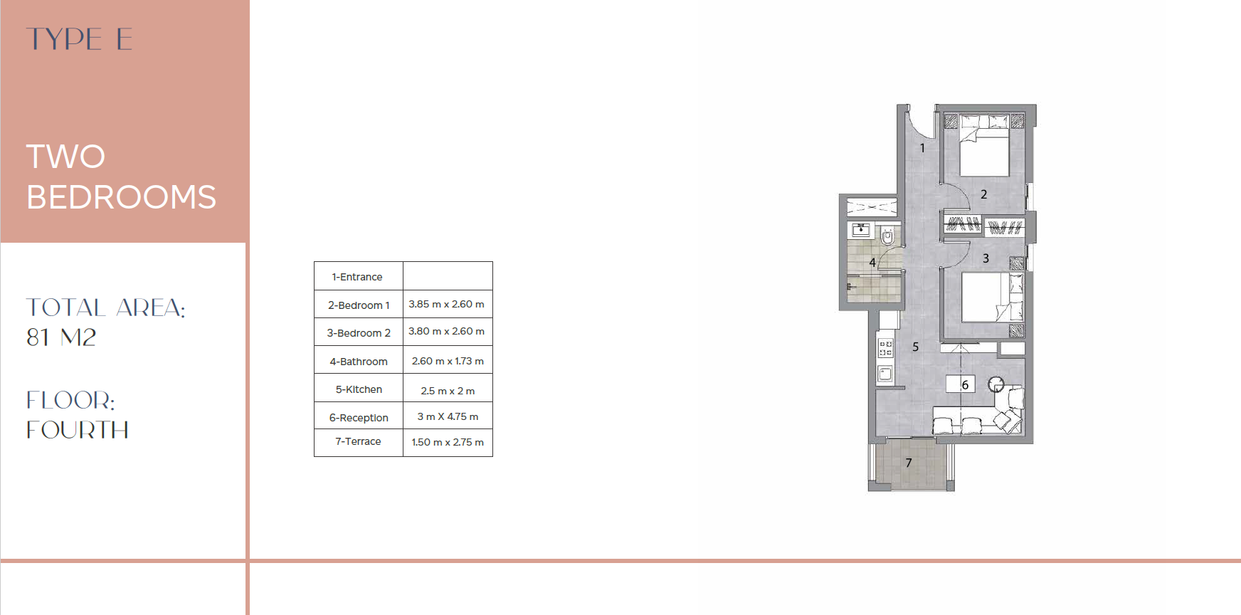 Floor plan for apartment at Alura