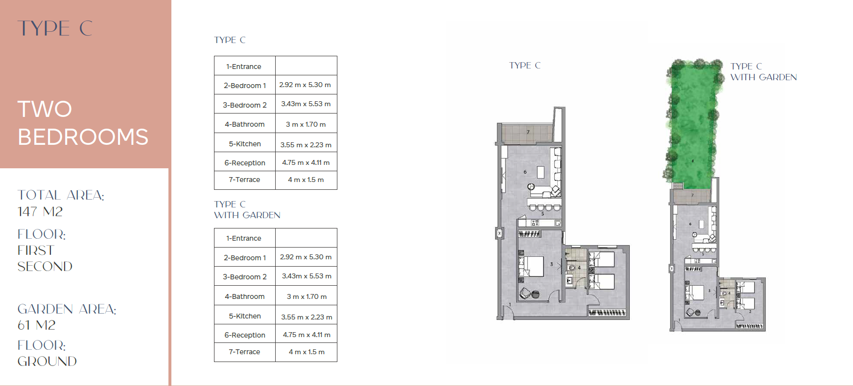 Floor plan for apartment at Alura