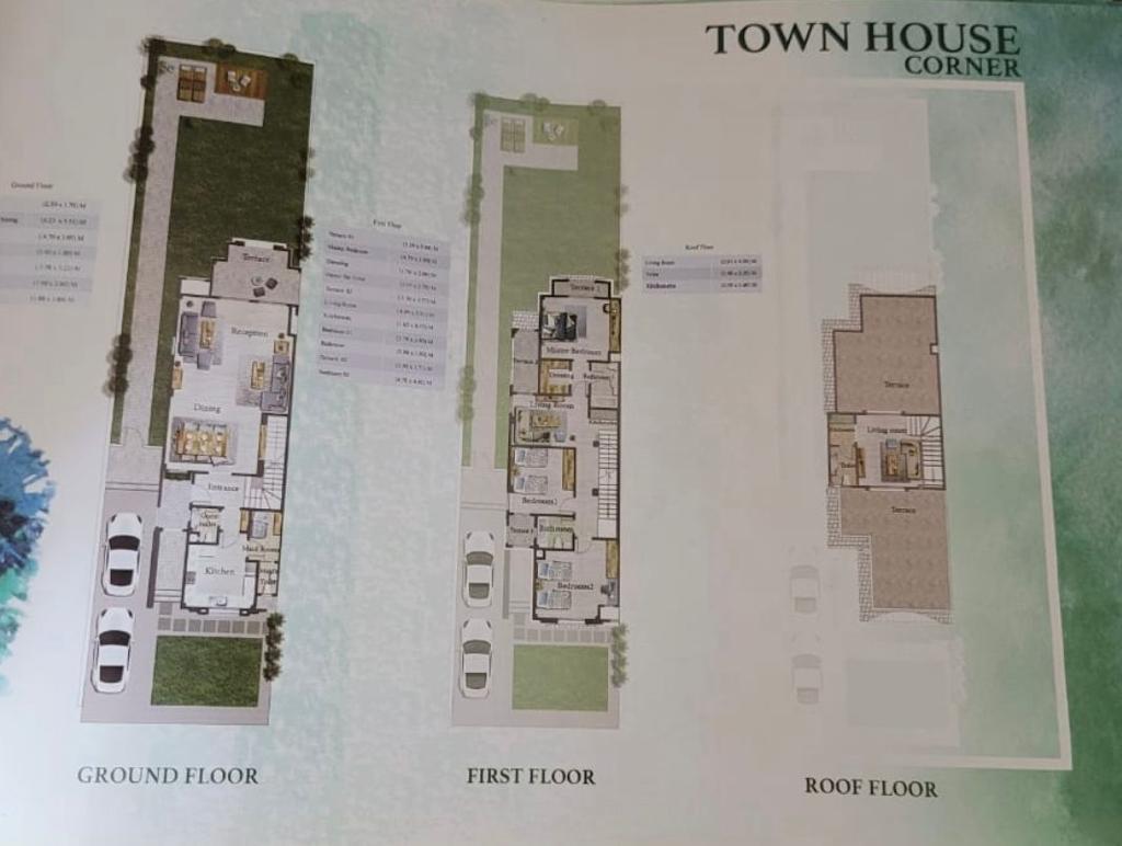 Floor plan for townhouse at L’Avenir