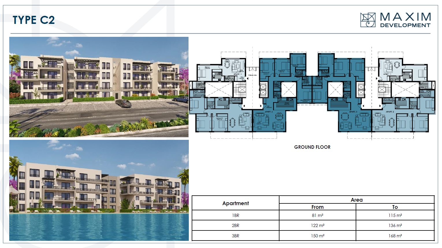 Floor plan for apartment at Bo Sands