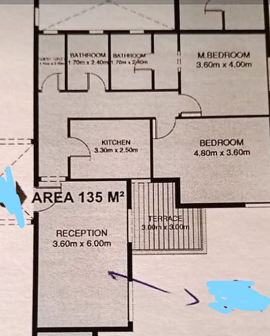 Floor plan for apartment at Il Bosco New Capital