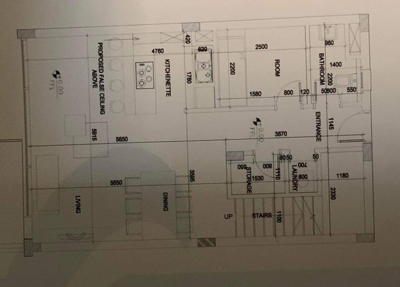 Floor plan for townhouse at Il Monte Galala