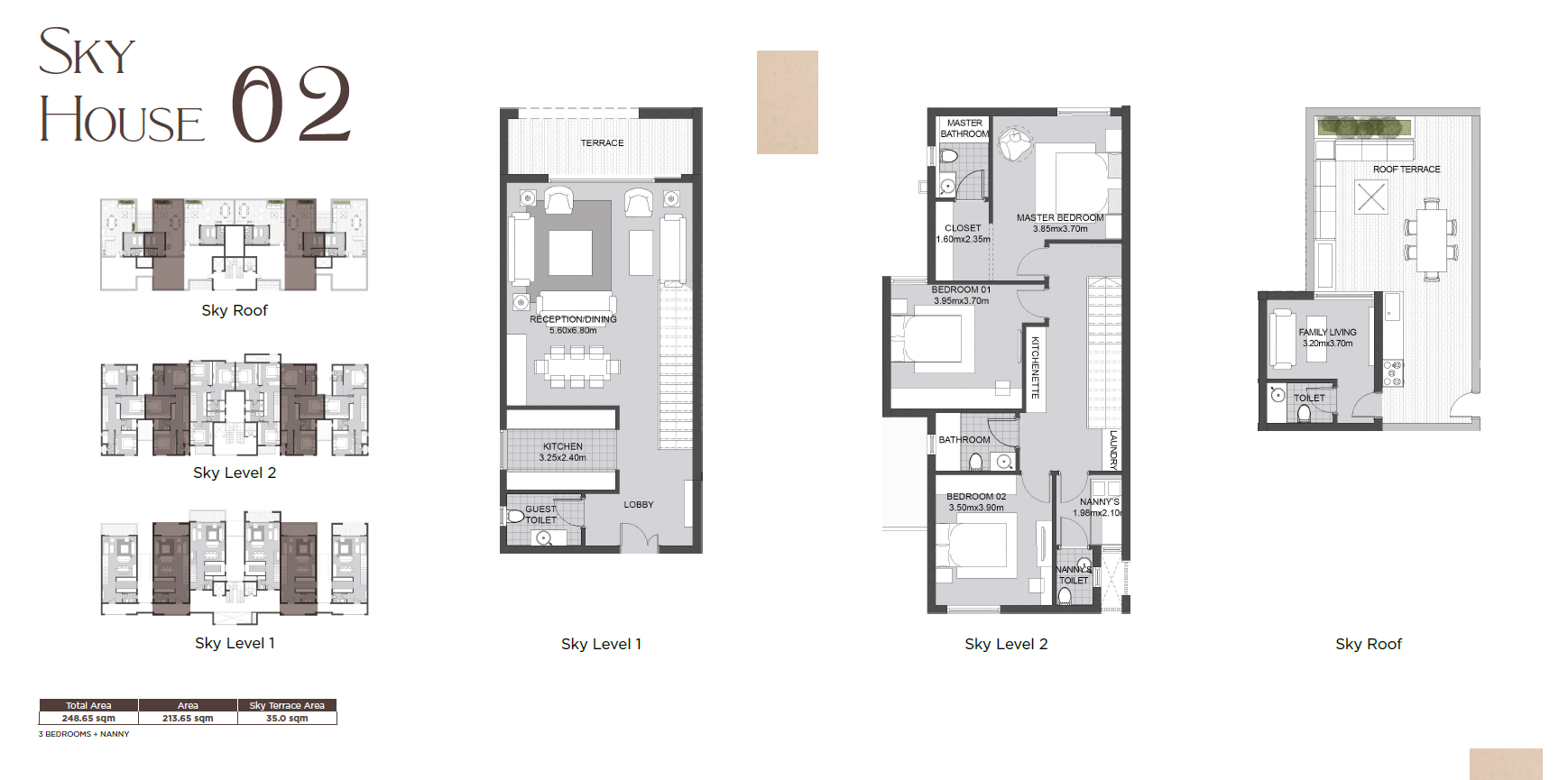 Floor plan for duplex at Karmell New Zayed