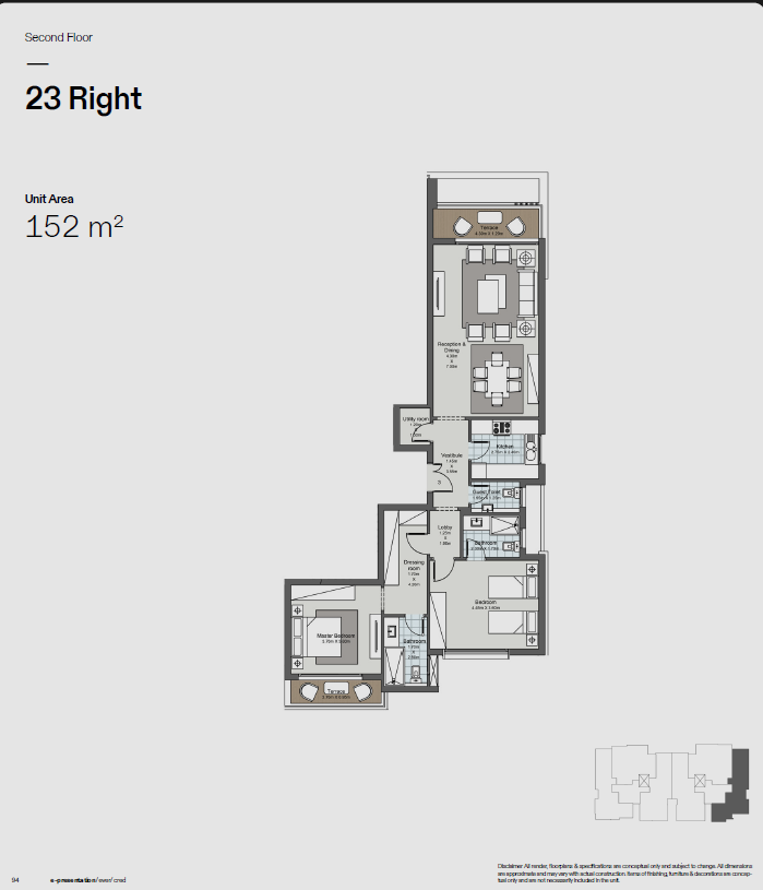 Floor plan for apartment at Ever