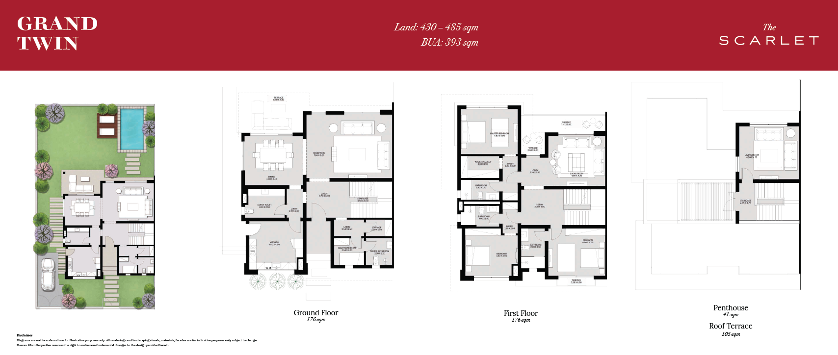 Floor plan for  at The Scarlet  SwanLake Residences