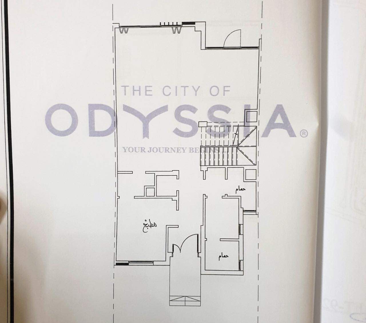 Floor plan for townhouse at The City of Odyssia