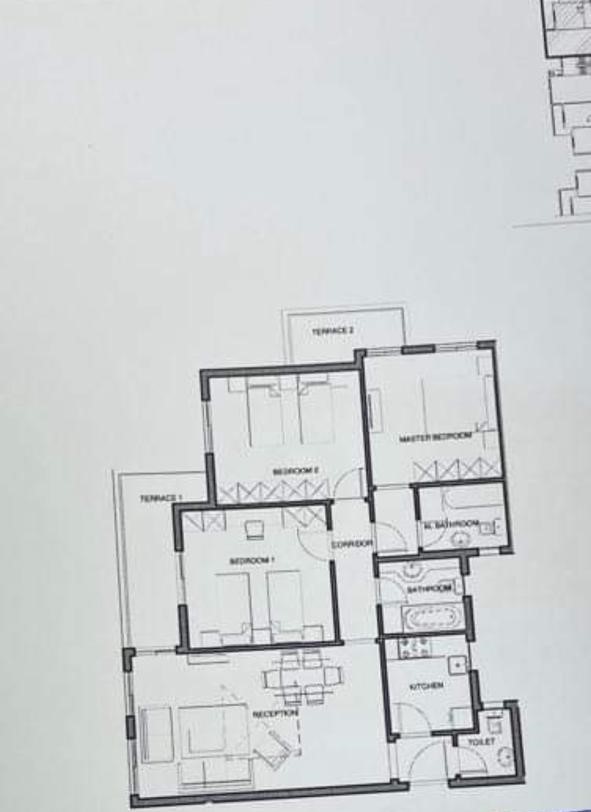 Floor plan for apartment at Mountain View iCity October