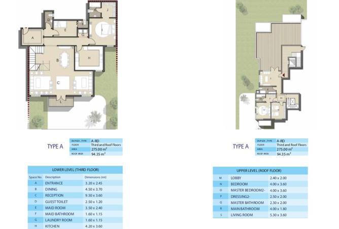 Floor plan for penthouse at La Fontaine Province