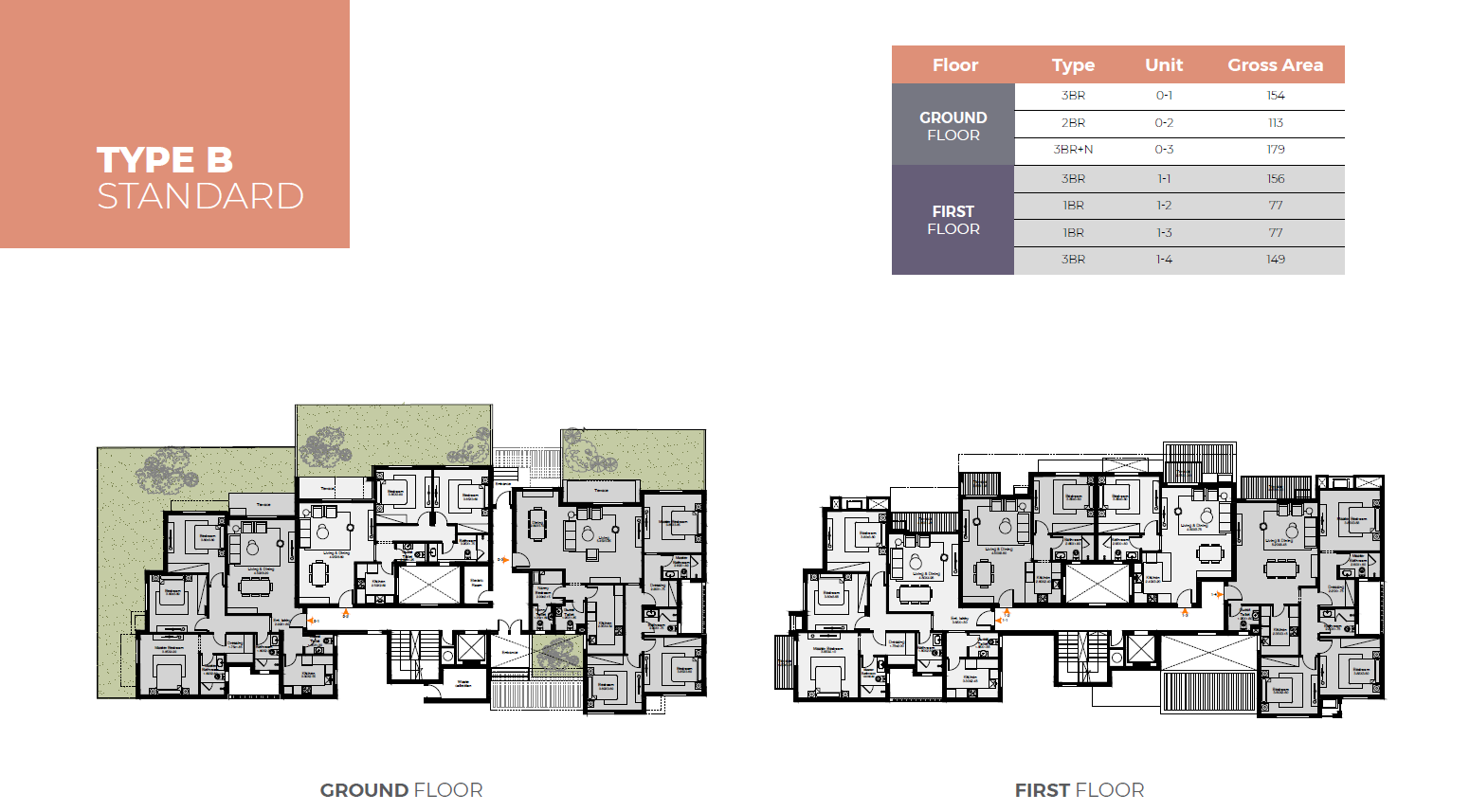Floor plan for apartment at O West Orascom