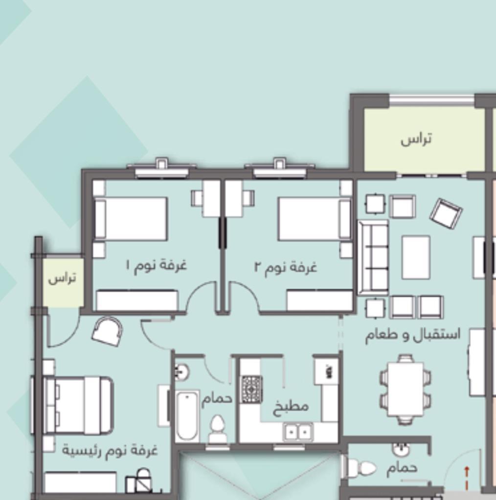Floor plan for apartment at Celia