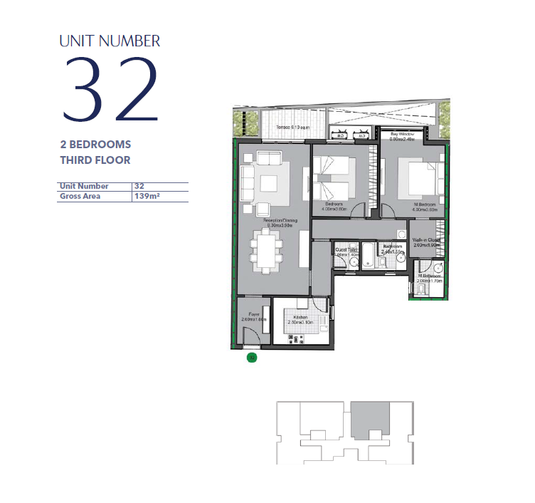 Floor plan for apartment at V Residences By Villette